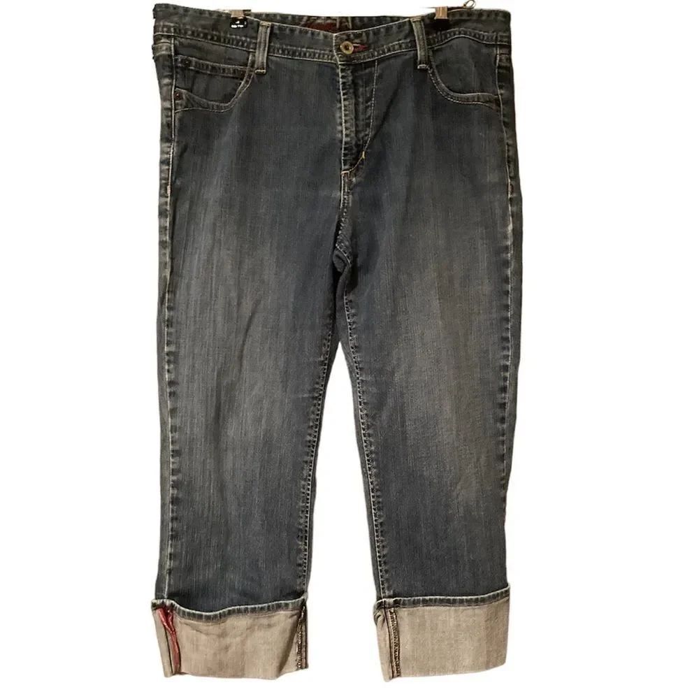 Eddie Bauer Denim Jean Capris Size 12